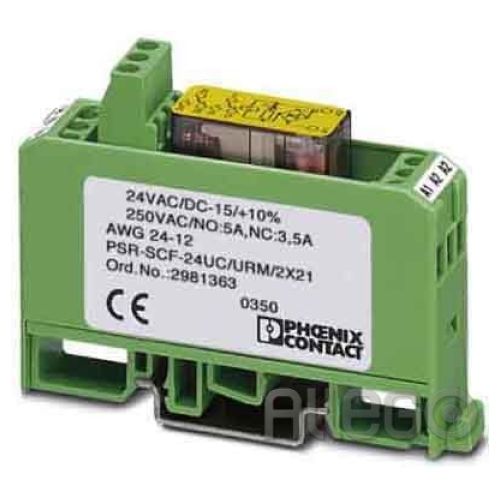Bild: Phoenix Erweiterungsmodul PSR-SCF- 24UC/URM/2X21 Sicherheitsrelais mit zwangsgef