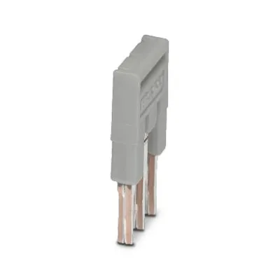 PHOENIX Steckbrücke FBS 3-3,5 GY | 3213167 | 3-polig | 17,5A | steckbar | isoliert | 3,5 mm Rastermaß | grau