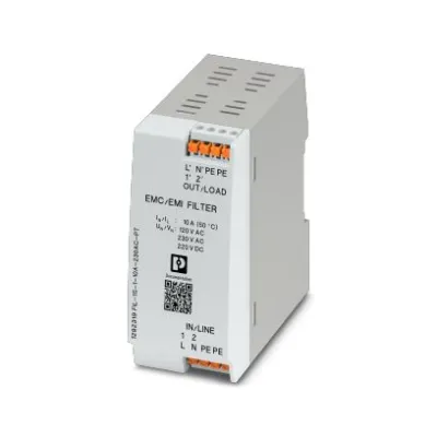 PHOENIX CONTACT EMV-Filter FIL-1S-1-10A 1292319 | Netzfilter 230V AC/10A | Montage NS35 | IP20 | 50-60Hz