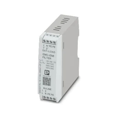 PHOENIX CONTACT EMV-Filter FIL-1S-1-3A-230AC-UT | 1292327 | Netzfilter 1-phasig | 230V AC/DC | 3A | IP20 | 50-60Hz