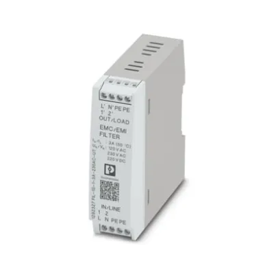 PHOENIX CONTACT EMV-Filter FIL-1S-1-3A-230AC-UT | 1292327 | Netzfilter 1-phasig | 230V AC/DC | 3A | IP20 | 50-60Hz