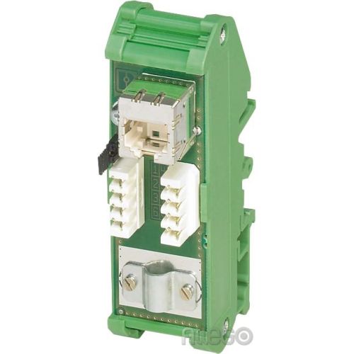 Bild: Phoenix FL-PP-RJ45-LSA Patchpanel, zur Hutschienenmontage