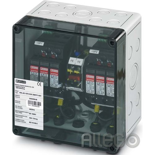 Bild: Phoenix Generatoranschlusskasten SOL-SC-1ST-0-DC-2MPPT-2001 2 MPPT (2403337)