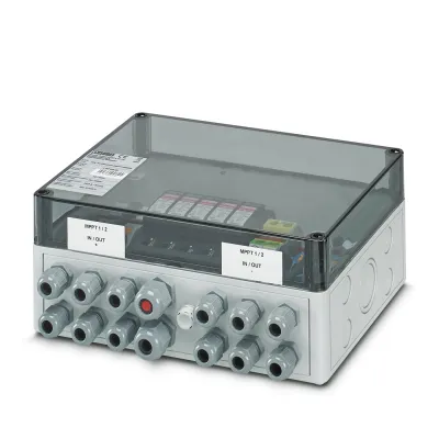 PHOENIX CONTACT Generatoranschlusskasten SOL-SC-2ST-0-DC-2MPPT-2005SE | PV-Stringbox 2x2 Strings | 1000V DC | IP65