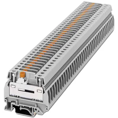 Phoenix Contact Gleitstegklemme UGSK/S+GS 0313085 | Schraubanschluss | 0,5–10mm² | 500V | 41A | TH35 | grau