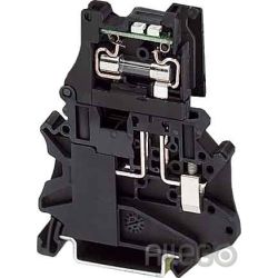 Phoenix Hebel-Sicherungsklemme UT 4-HESILA 250 (5X20) schwarz für 5x20mm G-Siche