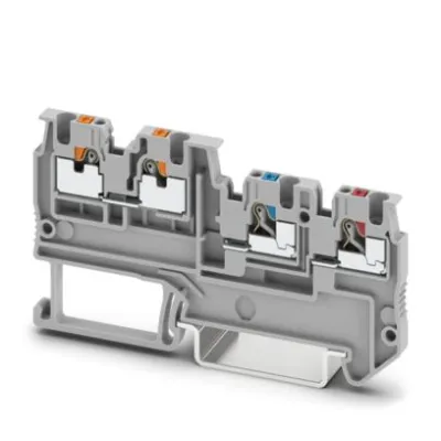 PHOENIX CONTACT PTIO 1,5/S/3 3244410 | Initiatoren-/Aktorenklemme | 4-polig | 0,14-1,5 mm² | 250V | 13,5A | grau
