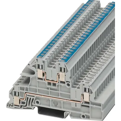 Phoenix Contact UTI 2,5-L/N 3076035 | Installationsetagenklemme | 0,2-4mm² | 24A | 400V | 3 Etagen | grau
