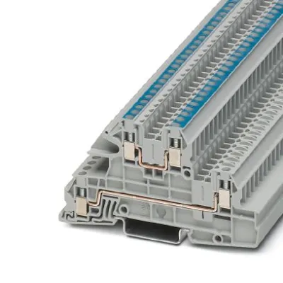 Phoenix Contact UTI 2,5-L/N 3076035 | Installationsetagenklemme | 0,2-4mm² | 24A | 400V | 3 Etagen | grau