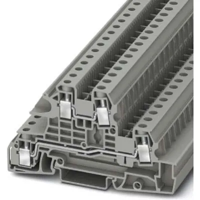 PHOENIX CONTACT Installationsetagenklemme UTI 6-L/L | 2-polig | Schraubanschluss | 0,2-10 mm² | 400 V | grau