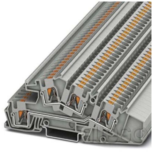 Bild: Phoenix Installationsklemme 32A PTI 4-L/L 0,2-6mm² 2Port grau Phoenix Installati