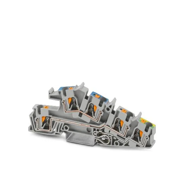 PHOENIX CONTACT Installationsklemme PTI 4-PE/L/N 3214049 | 32A | 0,2–6mm² | Push-in | 3-polig | grau