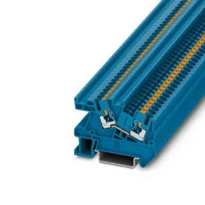 PHOENIX CONTACT Installationsklemme PTI 2,5 BU | 3213969 | Reihenklemme 0,14-4 mm² | Push-in | TS35 | 24A | 800V | blau