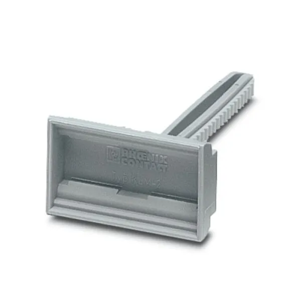 Phoenix Klemmenleistenmarker KLM 2 Schriftfeldgröße: 20x8mm grau unbeschriftet, 