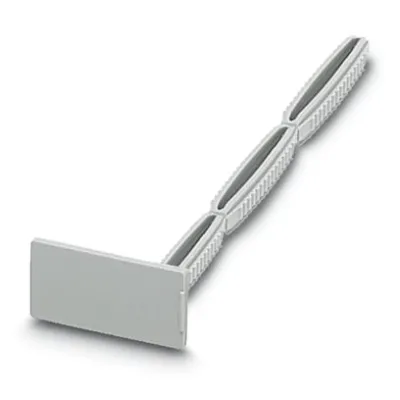 PHOENIX CONTACT Klemmenleisten-Kennzeichnungsträger KLM 3-L | 20x8 mm | 22mm Länge | grau | 100 Stück