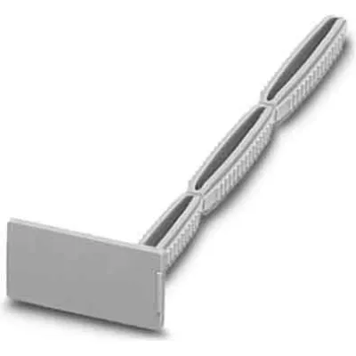 PHOENIX CONTACT Klemmenleisten-Kennzeichnungsträger KLM 3-L | 20x8 mm | 22mm Länge | grau | 100 Stück