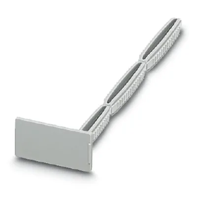 PHOENIX CONTACT Klemmenleisten-Kennzeichnungsträger KLM 3-L | 20x8 mm | 22mm Länge | grau | 100 Stück
