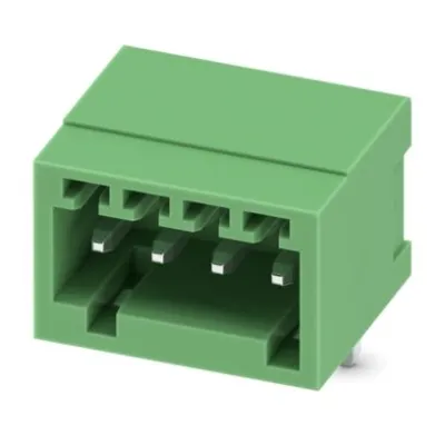 PHOENIX CONTACT Platinenstecker MC 0,5/4-G-2,5 | 1881464 | 4-polig | 2,5mm Raster | Stift gerade | 4A 160V | grün