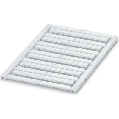 Phoenix Marker UCT-TMF 5 | für Klemmen | unbeschriftet | weiß | Rastermaß 5,2 mm | Schriftfeld 4,4x4,7 mm