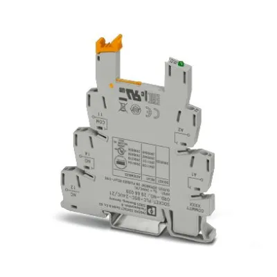 PHOENIX CONTACT PLC-BSC-24UC/21 | Relaissockel | 24V AC/DC | 1 Wechsler | Schraubanschluss | 6,2mm | NS35