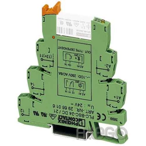 Bild: Phoenix PLC-Grundklemme 6,2mm PLC-BSC- 24UC/21 24 V AC/DC in Schraubanschlusstec