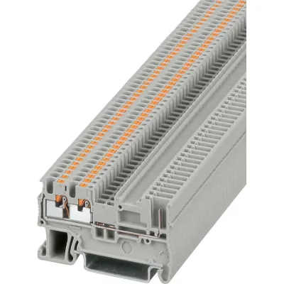 PHOENIX CONTACT Durchgangsklemme PT 1,5/S-TWIN/1P | 3212358 | Push-in | 0,14–1,5 mm² | 500 V | 17,5 A | Grau