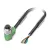 Bild: PHOENIX CONTACT Sensor-Aktor-Kabel SAC-4P-1,5-PUR/M12FR | M12 Buchse abgewinkelt | 4-polig | 1,5m | IP65 | PUR