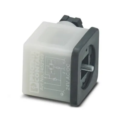 PHOENIX CONTACT Ventilstecker SACC-VB-3CON-M16/A-1L-SV 1452149 | 3-polig | 24V | LED | IP65 | Kabel 6-8mm | M16