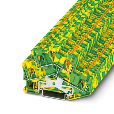 Phoenix Contact Schutzleiter-Doppelstockklemme PTTBS 2,5-PE | Push-in | 0,14–4 mm² | 2 Etagen | TH35 | 5,2 mm