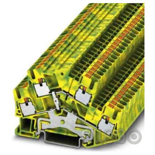Bild: Phoenix Schutzleiter-Doppelstockklemme PTTBS 2,5-PE 0,14-4mm² AWG:26-12 B:5,2mm 