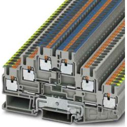 Phoenix Schutzleiter-Reihenklemme grau PT 2,5-PE/L/N 0,14-4mm² AWG:26-12 B:5,2mm