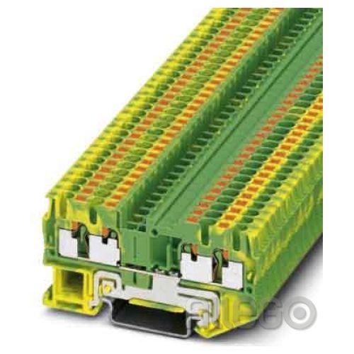 Bild: Phoenix Schutzleiter-Reihenklemme PT 2,5-QUATTRO-PE 0,14-4mm² AWG:26-12 B:5,2mm 