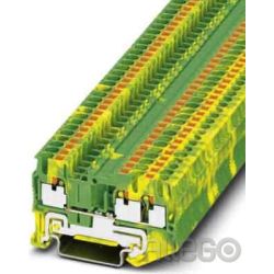Phoenix Schutzleiter-Reihenklemme PT 2,5-TWIN-PE 0,14-4mm² AWG:26-12 grün-gelb, 