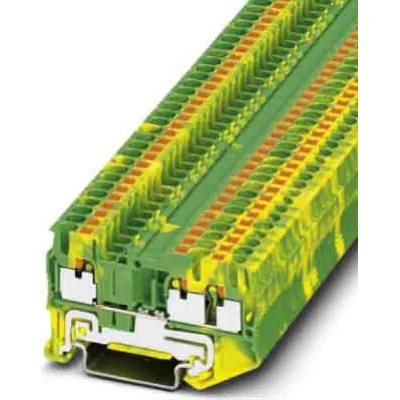 Phoenix Contact PT 2,5-TWIN-PE 3209565 | Schutzleiterklemme | TH35 Hutschiene | Push-in | 0,14-4mm² | 3-polig