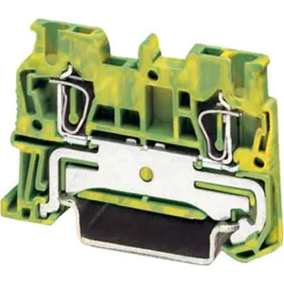 Phoenix Contact Schutzleiterklemme ST 1,5-PE 3031513 | Zugfeder | 0,08-1,5mm² | 2-polig | TH35 | grün-gelb
