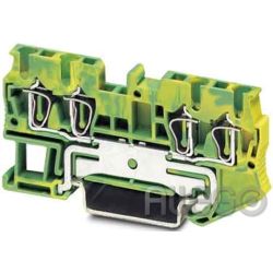 Phoenix Schutzleiterreihenklemme ST 2,5-QUATTRO-PE 0,08-4mm² AWG:28-12 B:5,2mm g
