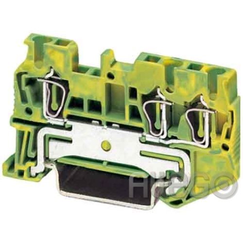 Bild: Phoenix Schutzleiterreihenklemme ST 2,5-TWIN-PE 0,08-4mm² AWG:28-12 B:5,2mm grün
