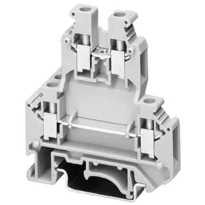 Phoenix Contact Schutzleiter-Reihenklemme UKK 5-PE 2774211 | Doppelstockklemme | 0,2-4mm² | Schraubanschluss | grün-gelb