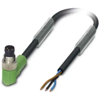 PHOENIX CONTACT Sensor-Aktor-Kabel SAC-3P-M8MR/3,0-PUR | M8 Stecker gewinkelt | 3-polig | 3m | PUR | halogenfrei
