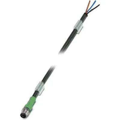 PHOENIX CONTACT SAC-3P-M8MS/3,0-PUR | M8 Stecker gerade | 3-polig | 3m | PUR halogenfrei | schwarzgrau