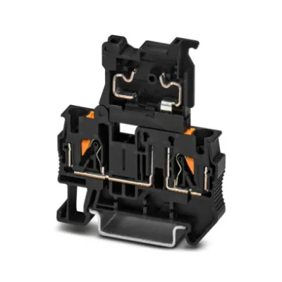 PHOENIX CONTACT Sicherungsreihenklemme PT 4-HESI 3211861 | 6,3A 500V | Push-in | 0,2-6mm² | Hutschiene | Schwarz