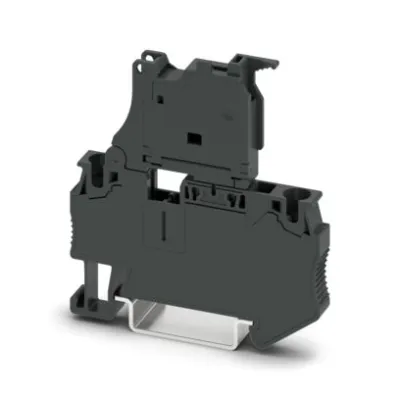 PHOENIX CONTACT | Sicherungsklemme ST 4-HESI (5x20) | 6,3A | 500V | NS 35 | Zugfeder | Schwarz