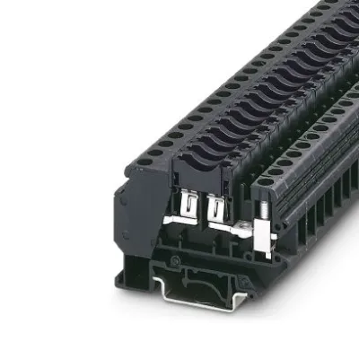 Phoenix Contact Sicherungsreihenklemme UK 6-FSI/C | 3118203 | 30A | 250V | 0,2–6mm² | Hutschiene 35mm | Schwarz