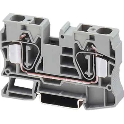 Phoenix Contact Durchgangsklemme ST 16 | 3036149 | Hutschiene TH35 | 0,2-25mm² | 76A | 1000V | Federzuganschluss | grau