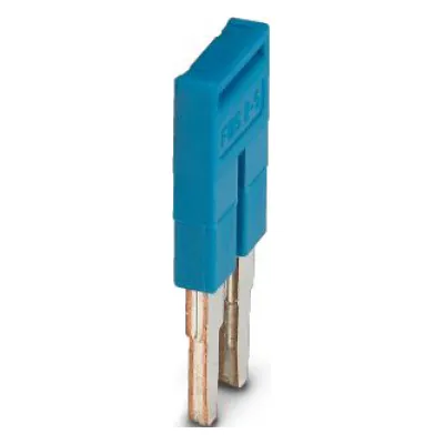 Phoenix Contact Steckbrücke FBS 2-5 BU | 3036877 | 2-polig | 5,2mm | 24A | isoliert | blau
