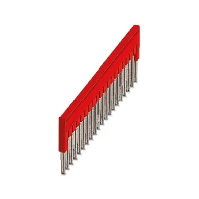 PHOENIX CONTACT Steckbrücke FBS 20-4 | 3030352 | 20-polig | 4,2mm Rastermaß | Reihenklemmen Verbinder | Rot