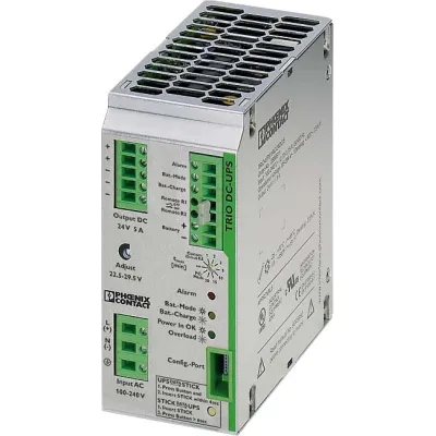 PHOENIX CONTACT USV TRIO-UPS/1AC/24DC/5 | 24V DC 5A | Netzteil integriert | 85–264V AC | DIN-Schiene