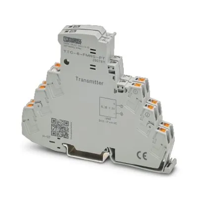 PHOENIX CONTACT Fernmelde-Set TTC-6-FMRS-PT | Überspannungsschutz-Modul | Hutschiene | 6 mm | optische Überwachung