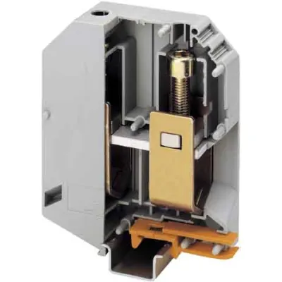 PHOENIX CONTACT Hochstrom-Reihenklemme UKH 240 | 70–240mm² | 415A | 1000V | Schraubanschluss | 2-polig | grau