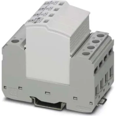 PHOENIX CONTACT Überspannungsableiter Typ 2 | VAL-SEC-T2-3S-350/40 | 3-phasig | 40kA | steckbar | Hutschiene